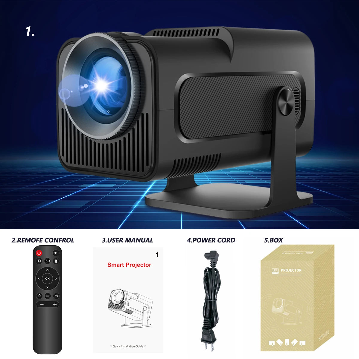 Portaflixx™ Spotlight PRO: Ultimate Home Cinema Anywhere in FHD